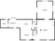 First floor plan featuring kitchen, Gathering room, dining area, and laundry at 4446 Huntington Cir, Atlanta, GA 30338