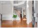 Inviting foyer with hardwood floors and a staircase leading to the upper level at 3652 Terrah Point Dr, Duluth, GA 30097