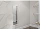 Spacious walk-in closet with wire shelving and a full-length mirror to help you select your daily wardrobe at 3652 Terrah Point Dr, Duluth, GA 30097
