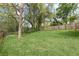 A large backyard with mature trees, offering ample space for recreation and relaxation at 1521 Sylvan Sw Rd, Atlanta, GA 30310