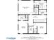A detailed floor plan showcasing the layout of the home's second floor with room dimensions at 1521 Sylvan Sw Rd, Atlanta, GA 30310
