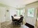 Breakfast nook with table and chairs situated in a sunny spot by the back door at 33 Bo Xing, Temple, GA 30179