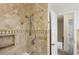 Bathroom with shower and tile surround at 5240 Arrie Way, Atlanta, GA 30360