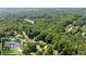 Scenic aerial view of the property surrounded by lush greenery, offering privacy and tranquility at 5510 Pilgrim Point Ext, Cumming, GA 30041