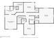 Second story floor plan includes the main bedroom, bathroom and closet layout for spatial understanding at 5510 Pilgrim Point Ext, Cumming, GA 30041