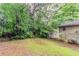 A grassy backyard with mature trees providing shade, offering a private and natural setting at 2139 Jonathan Ave, Lithonia, GA 30058