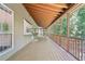 Spacious screened porch, perfect for entertaining and enjoying the outdoors at 3850 Stepney Way, Cumming, GA 30041