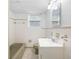 A compact bathroom featuring a combination of vintage and modern fixtures at 695 Hiram Sudie Rd, Dallas, GA 30157