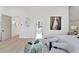 Bright bedroom showing access to other rooms in the house, neutral tones, and modern decor at 115 Nova Lane, Roswell, GA 30075