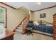 Cozy bedroom features neutral paint, and carpeted floor at 2011 Sturbridge Ln, Buford, GA 30519