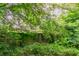 A view of a backyard with lush landscaping and a wood fence at 2191 Phillips Rd, Lithonia, GA 30058