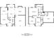 Floor plans for first and second stories of the home's layout at 2191 Phillips Rd, Lithonia, GA 30058