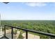 Balcony view overlooking lush green tree tops and the distant city skyline at 3630 Peachtree Ne Rd # 2309, Atlanta, GA 30326