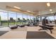 Well-equipped gym featuring modern fitness equipment with large windows providing natural light and scenic views at 3630 Peachtree Ne Rd # 2309, Atlanta, GA 30326