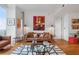 Modern living room features contemporary art, plush seating, and stylish decor at 3630 Peachtree Ne Rd # 2309, Atlanta, GA 30326