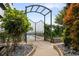 Landscaped rooftop pool entrance featuring lush greenery and modern design at 3630 Peachtree Ne Rd # 2309, Atlanta, GA 30326