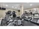 Gym with cardio equipment, including stationary bikes and treadmills, for a complete fitness experience at 1850 Cotillion Dr # 3123, Atlanta, GA 30338