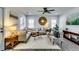 Bright and open living room featuring hardwood floors, modern decor and a ceiling fan at 236 Barfield Sw Ave, Atlanta, GA 30310