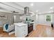 Modern kitchen with white cabinetry, stainless steel appliances, and an open layout at 4617 Cedar Park Dr, Stone Mountain, GA 30083