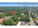 Aerial view of neighborhood, featuring the home's location at 504 Barrington Dr at 504 Barrington Drive, Roswell, GA 30075