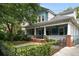 Charming two-story home with a brick-lined front porch and fenced yard at 1038 Saint Charles Ave, Atlanta, GA 30306