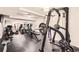 Home gym featuring multiple workout stations with black rubber floor at 111 Cherry Hill Dr, Marietta, GA 30067