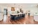 Spacious kitchen features a large center island, hardwood floors, and stainless steel appliances at 111 Cherry Hill Dr, Marietta, GA 30067