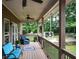 Spacious covered porch perfect for relaxation with great view of backyard at 2001 Mclain Nw Rd, Acworth, GA 30101
