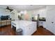 Spacious kitchen with a large marble island, seating, and stainless steel appliances at 2001 Mclain Nw Rd, Acworth, GA 30101