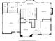 Detailed floor plan showcasing the layout of the home's main level at 505 Woodmoore Ct, Sandy Springs, GA 30342