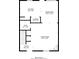 Floor plan of the house with kitchen, dining area, laundry, bathroom, foyer, and living room at 256 Turnstone Rd, Stockbridge, GA 30281