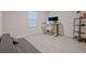 Flex space featuring a desk area, storage shelf and neutral carpet at 370 Cassidy Trl, Douglasville, GA 30134