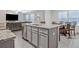 Open-concept kitchen with a center island and bar seating at 370 Cassidy Trl, Douglasville, GA 30134