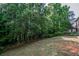 Nice backyard with mature trees and green space at 515 Allens Landing Ct, Lawrenceville, GA 30045