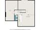 Basement floor plan showing the layout of the recreation room, utility area, and wet bar at 6230 S Summers S Cir, Douglasville, GA 30135