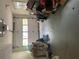This is an interior shot of an ample-sized garage, perfect for storage and parking vehicles at 2505 King Louis Rd, Conyers, GA 30012