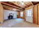 Unfinished basement with exposed ceiling and framing at 992 Belfry Ter, Fairburn, GA 30213