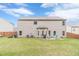 Expansive backyard with a patio set and a view of the house; perfect for relaxation and outdoor gatherings at , Loganville, GA 30052