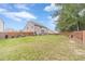 Spacious backyard with a lush green lawn and a tall wooden fence, great for outdoor activities at , Loganville, GA 30052