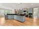 Large kitchen with island, stainless appliances, granite countertops and eat-in breakfast area at 4720 Cliffside Ct, Marietta, GA 30067