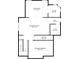 Basement floorplan with recreation room, office, storage, and unfinished space measurements at 921 Laurel Crest Dr, Woodstock, GA 30189