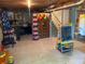 Unfinished basement with stairs, art easel and plenty of room to expand at 340 Fountainmist Trl, Lawrenceville, GA 30043