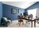 Office space with a large window and desk, perfect for working from home at 5365 Twin Creeks Dr, Norcross, GA 30071