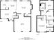 Complete floor plan of home's two levels shows room dimensions at 5421 Salem Springs Dr, Lithonia, GA 30038
