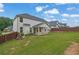 Spacious backyard offering a well-maintained lawn and a privacy fence, perfect for outdoor enjoyment at 6135 Stillwood Ln, Cumming, GA 30041