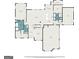 Detailed floor plan showcasing the layout of the first floor with kitchen, living room, and bedrooms at 177 West Lake Blvd, Carrollton, GA 30116