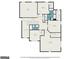Detailed floor plan showcasing the layout of the second floor with bedrooms and baths at 177 West Lake Blvd, Carrollton, GA 30116