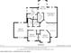 Detailed floor plan showcasing layout of second level; see room dimensions and sqft of main bedroom at 1268 Harris Road Rd, Lawrenceville, GA 30043