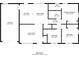 Detailed floor plan with measurements showcasing the layout of the entire home at 1410 Willow Dr, Riverdale, GA 30296