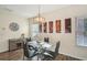 Dining room with glass table and view of the backyard at 426 Mulberry Se Row, Atlanta, GA 30354